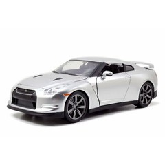 97213 JADA FAST AND FURIOUS BRIAN’S NISSAN GT-R HARD TOP 1/24 DIECAST SILVER