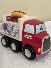 VTG Little Tikes Handle Haulers Truck Toy Car Pink Purple Ice Cream Girl