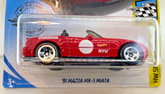 2019 Hot Wheels #184 HW Speed Graphics 4/10 ’91 MAZDA MX-5 MIATA Red w/5 Spokes