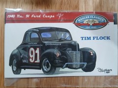 Vintage 1940 Ford Coupe #91 Tim Flock Replica1:24 Diecast