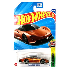 Hot Wheels Super Treasure Hunt McLaren Speedtail STH HW Exotics w/Protector