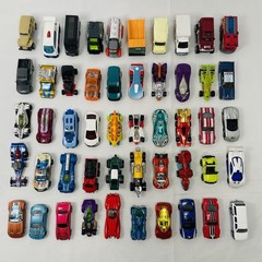 Diecast Car Lot of 50 Cars Mixed Brands Mattel Hot Wheels Maisto Matchbox