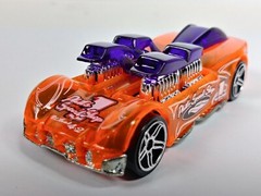 What-4-2 Hot Wheels 2004 First Editions #81 Translucent Orange PR5 1:64 Loose