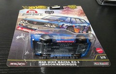 ☀️ Hot Wheels Premium Ronnin Run II Mad Mike Mazda Rx3 Wagon Real Riders ☀️