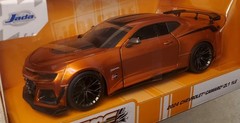 Jada Toys 2024 CHEVROLET CAMARO ZL1 1LE, Orange, Big Time Muscle, 1/24 Diecast