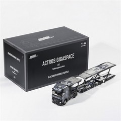 Shadow Pro 1:64 Actros Double Deck Trailer Black Bird(617)Diecast Model Car