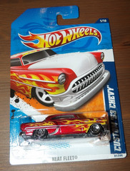 3X – 2011 Hot Wheels Heat Fleet – Custom ’53 Chevy & ’56 Ford F-100 X 2