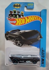 2014 HOT WHEELS The Batman Batmobile Col. #61/250 HW CITY Series HTF