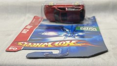 2007 Hot Wheels Audacious #88 Code Car #4 Metalflake Dark Red Gold Y5