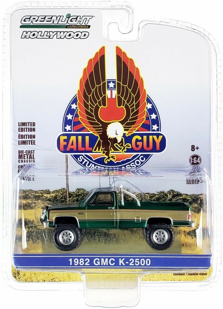 Chase! 1982 GMC K-2500 Pickup “Fall Guy” Hollywood Series 1:64 Greenlight 44860F