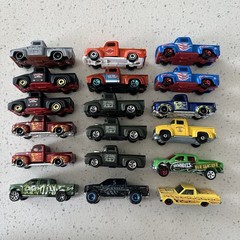 Hot Wheels Custom 1956 Ford Pickup Truck Lot of 18