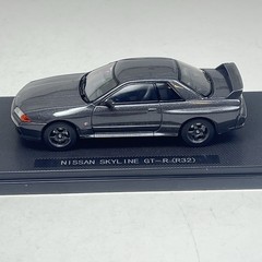 Ebbro 1/43 Nissan Skyline GT-$ (R32) Dark Gray (Has Wrong Box) 1989-1994