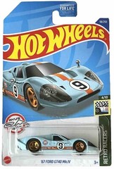 HOT WHEELS ‘67 FORD GT40 MKIV HW RETRO RACERS