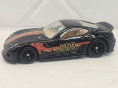 Hot Wheels Speed Machines Ferrari 599xx Black Loose