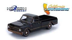 GREENLIGHT 1:64 1972 CHEVY C10 BLACK TRUCK – CALIFORNIA LOWRIDERS SRS 7 GL63080D