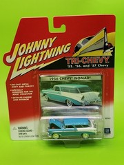 Johnny Lightning Tri-Chevy 1956 Chevy Bel Air Nomad Collectible Diecast