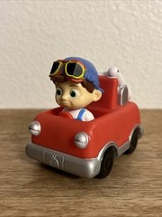 Cocomelon Tom Tom Red Fire Truck Vehicle 2020 Moonbug Jazwares 3.5” Plastic Toy
