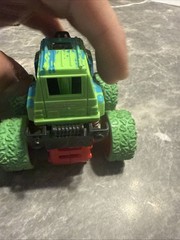 Big Wheel Monster Truck 360 Degree Flipping Car Friction Power Toys Green Blue