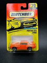 Matchbox Superfast Orange Pontiac GTO Judge #70 1:64 Die-Cast U5