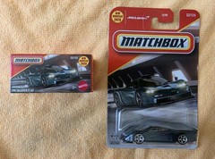1997 McLaren F1 GT Matchbox POWER GRAB + CARDED 2 Car Lot