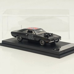 1:64 Mini Forge Black 1969 Chargr General Lee with 1600 HP Twin-Turbo LS