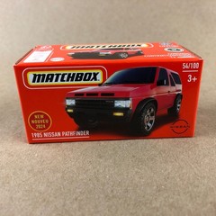 2024 Matchbox Power Grabs 1985 Nissan Pathfinder 54/100 Red 1:64 Diecast Car