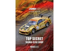 NISSAN TOP SECRET SILVIA S15 WINNER D1GP 2004 1/64 INNO MODELS IN64-S15TS-D104