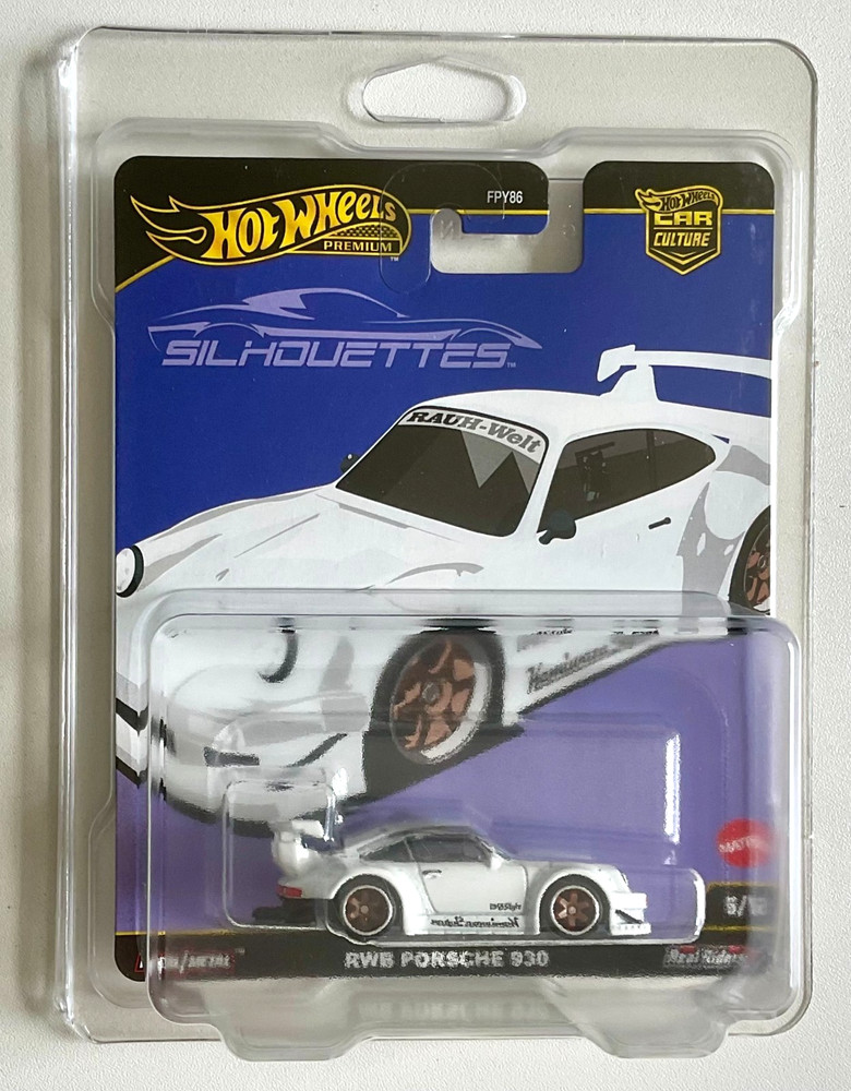 HOT WHEELS PREMIUM SILHOUETTES RWB PORSCHE 930 WITH PROTECTOR