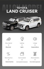 TOYOTA LAND CRUISER LC300 Model car Black 1:18 SUV