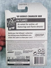 🔥🔥🔥 Hot Wheels ‘69 Dodge Charger 500 HW FLAMES H25🔥🔥🔥