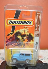 2008 Matchbox ’68 Toyota Land Cruiser – 89 Blue – Outdoor Sportsman – Sealed