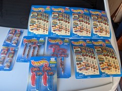 Hot Wheels Party Favor Lot Of 11 Item, Stickers, Pencils, Bookmarker And Erasers