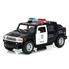 2005 Hummer H2 SUT POLICE Diecast Car Model 1:40 Scale Kinsmart 5 “