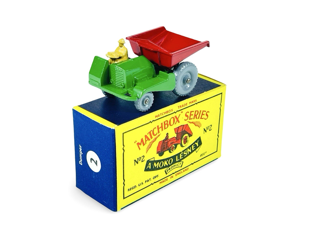 Matchbox Moko Lesney No. 2b Muir Hill Site Dumper GPW w/B5 Box