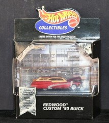 1950 Buick Redwood Custom ’50 Red 1:64 Hot Wheels Collectibles Sealed Package