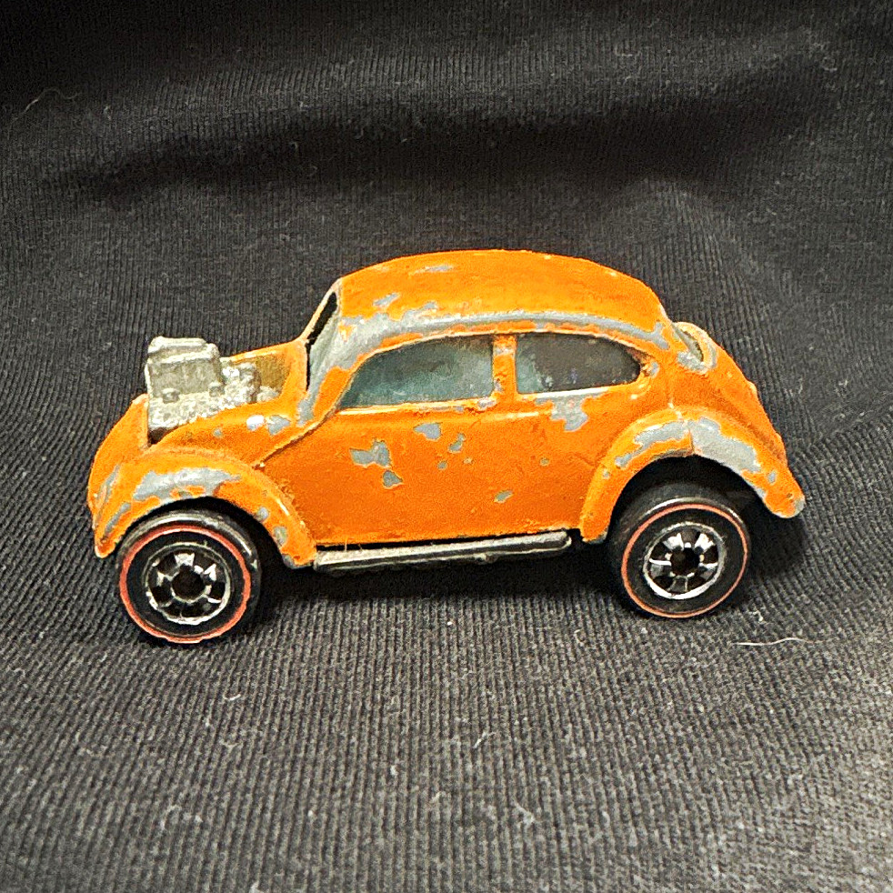 Hot Wheels redline 1949 1:64 Diecast Car Orange (Loose) Vintage