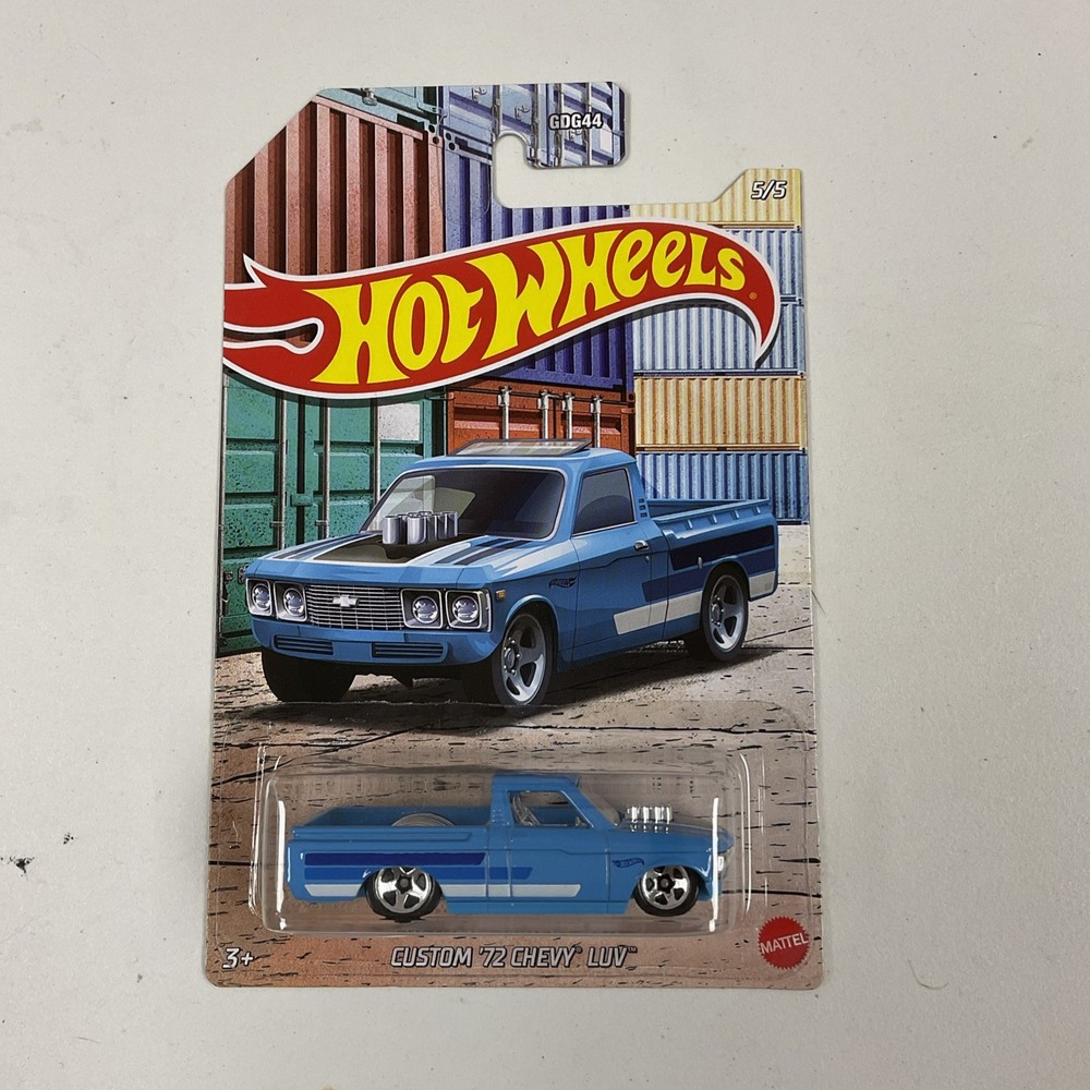 HOT WHEELS 2020 – Walmart Exclusives Trucks Blue Custom ‘72 Chevy Luv 5/5 – 1:64