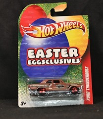 2011 Hot Wheels Easter Eggsclusives Ford Thunderbolt Brown Satin Strip Hoppers