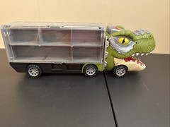 JOYIN 13 in 1 Dinosaur Truck w/ Roaring Sound Flashing Lights Playset for Kids