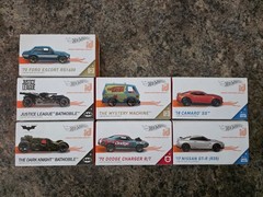 Lot of 7 Hot Wheels ID GTR Batman Mystery Machine Camaro Charger Escort Rare