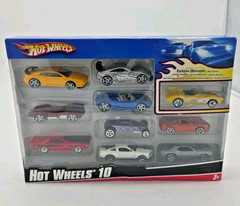 Hot Wheels 10 Car Gift Pack Exclusive Decoration NIP New In BOX SEALED