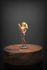 1/43 1/64 1/87 Miniatures Naked Clown Girl Scene Prop Figures Model For Vehicle