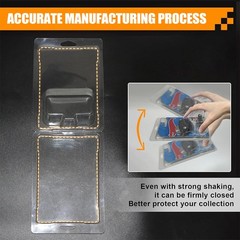 Plastic Clear Car Display Protective Clamshell Case for HW Model Car Storage