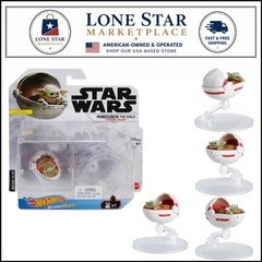 Explore the Galaxy with Hot Wheels Mandalorian Starships – Includes Flight Stand