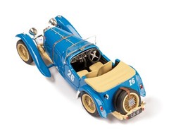 ESVAL 1947 HRG 1500 sport roadster BLUE 1/43 Resin Model TOP DOWN VERSION
