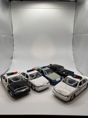 Road Champs Lot of 5. 1/43 Police Cars Iowa Lancaster Georgia Oregon Lot 1