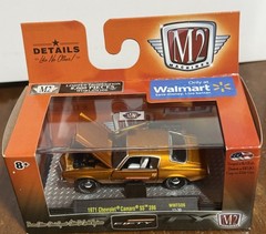 M2 Machines 1969 Chevrolet Camaro ZL-1& 1971 SS396Walmart Diecast 1:64