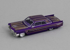 1:64 *97M* PURPLE 1964 Cadillac Coupe DeVille *LOWRIDER* NIB