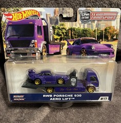 Hot Wheels Team Transport – RWB PORSCHE 930 AERO LIFT #17 1/64 2019 – PURPLE