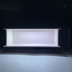 Garage Display Case with LED Backdrop Acrylic Cover Display Case for Figures for